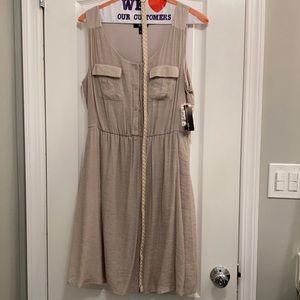AGB Size L sand dress - great for spring & summer